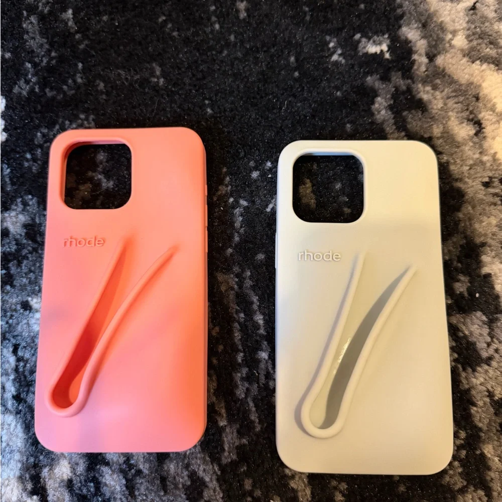 RHODE Off-White Phone Case for iPhone 15 Pro Max